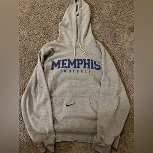 Grey Nike Memphis Football Hoodie